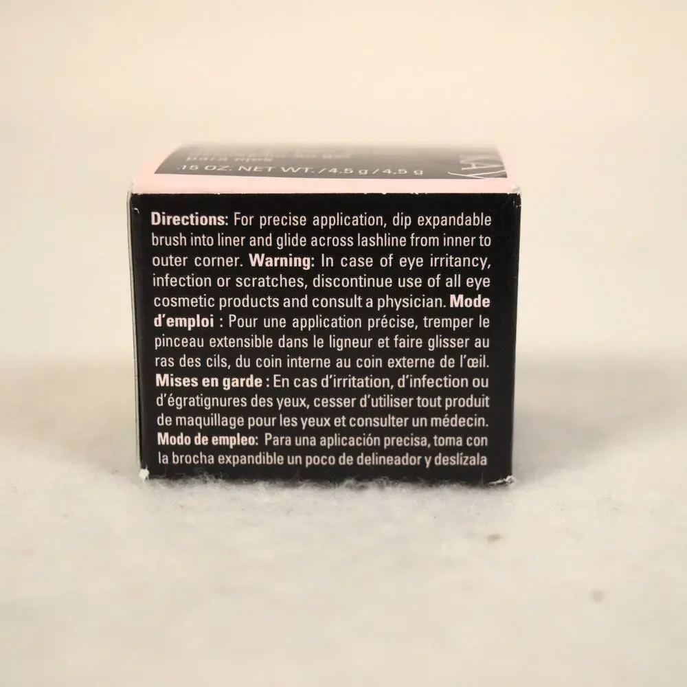 Mary Kay Jet Black #085705 Gel Eyeliner & Applicator .15 oz New in Box NIB - Picture 5 of 8